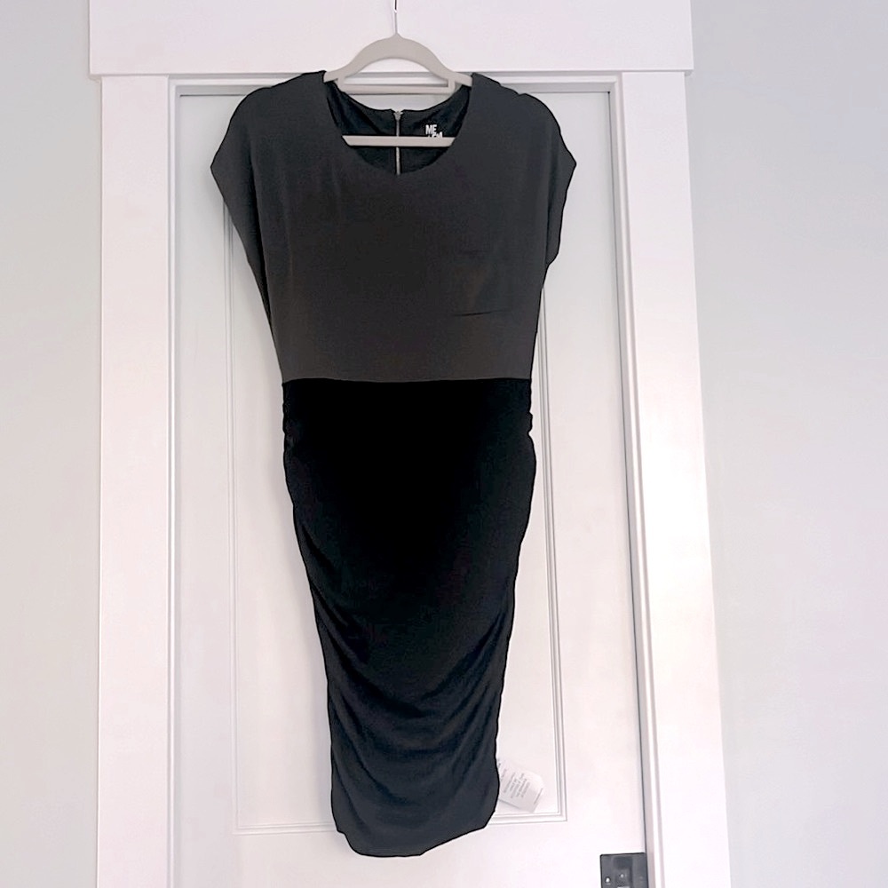 Me and Em Ruched Dress M NWT